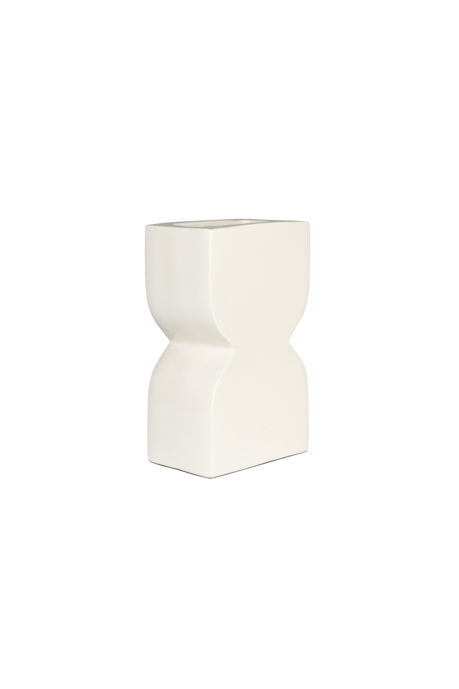 Vase Cones S 'Shiny Beige' - Beige