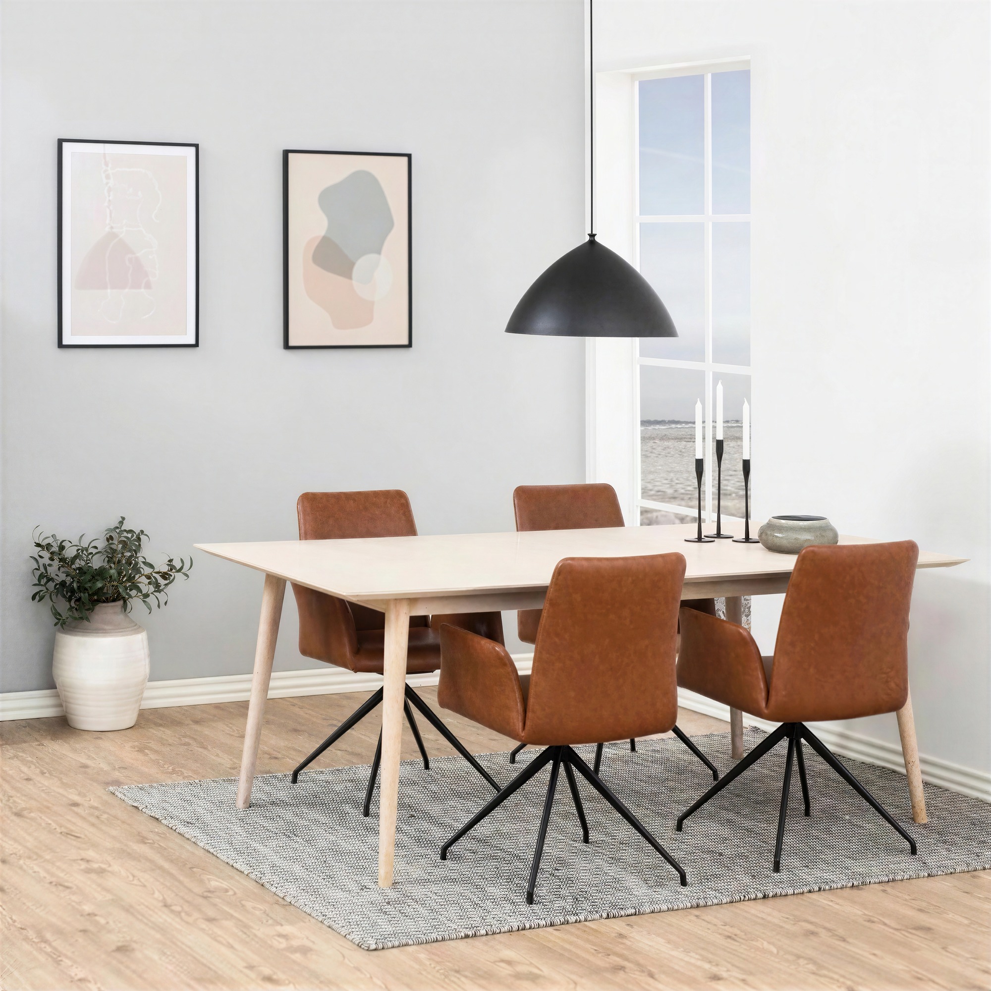 Chaise 'Västerås' - Brun