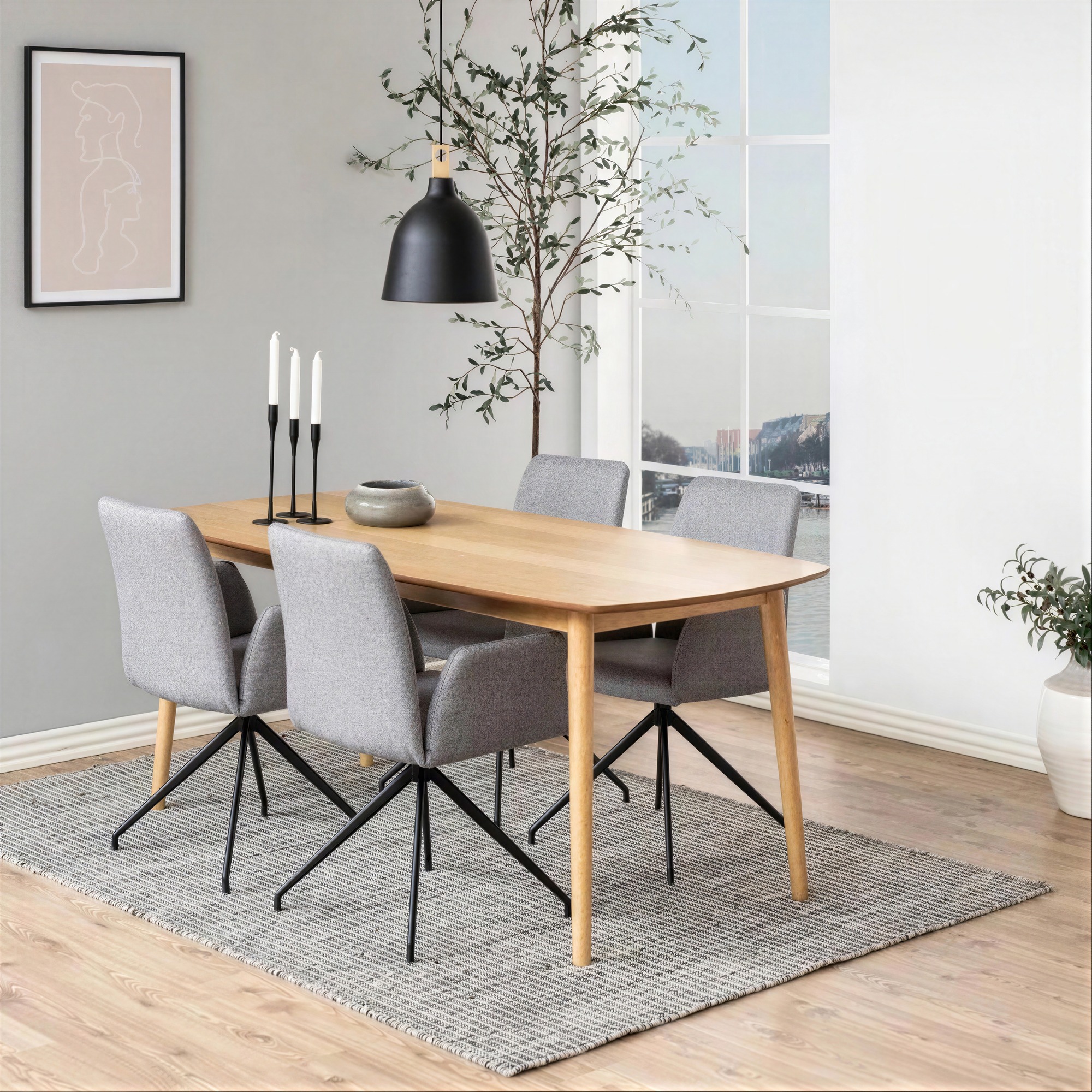 Chaise 'Västerås' - Grise