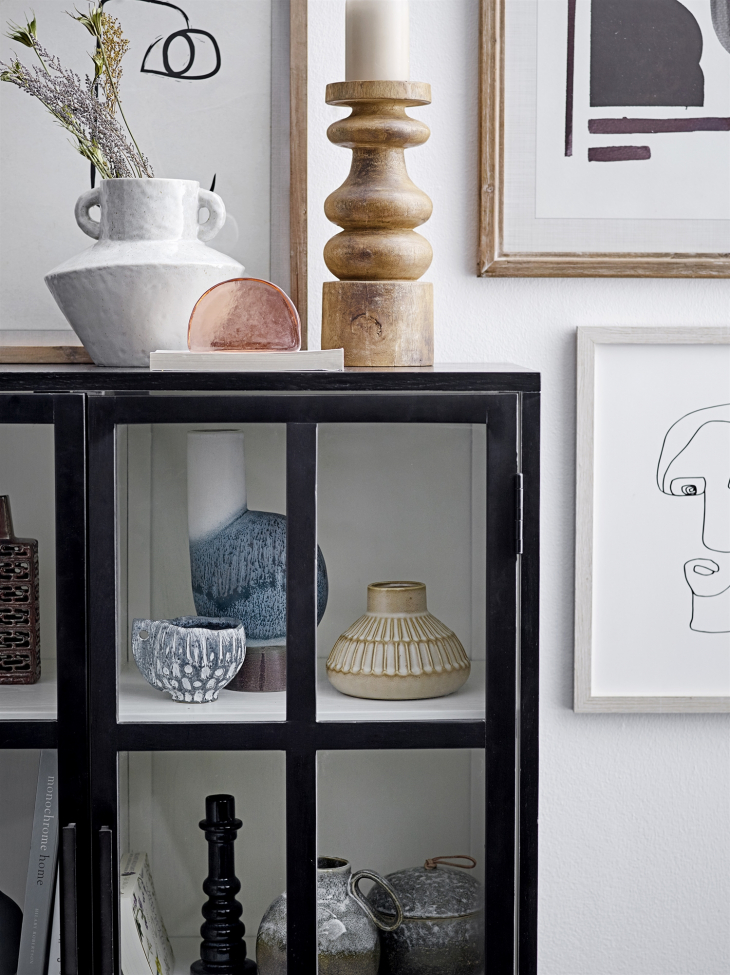 Vitrine 'Opal' - Noir