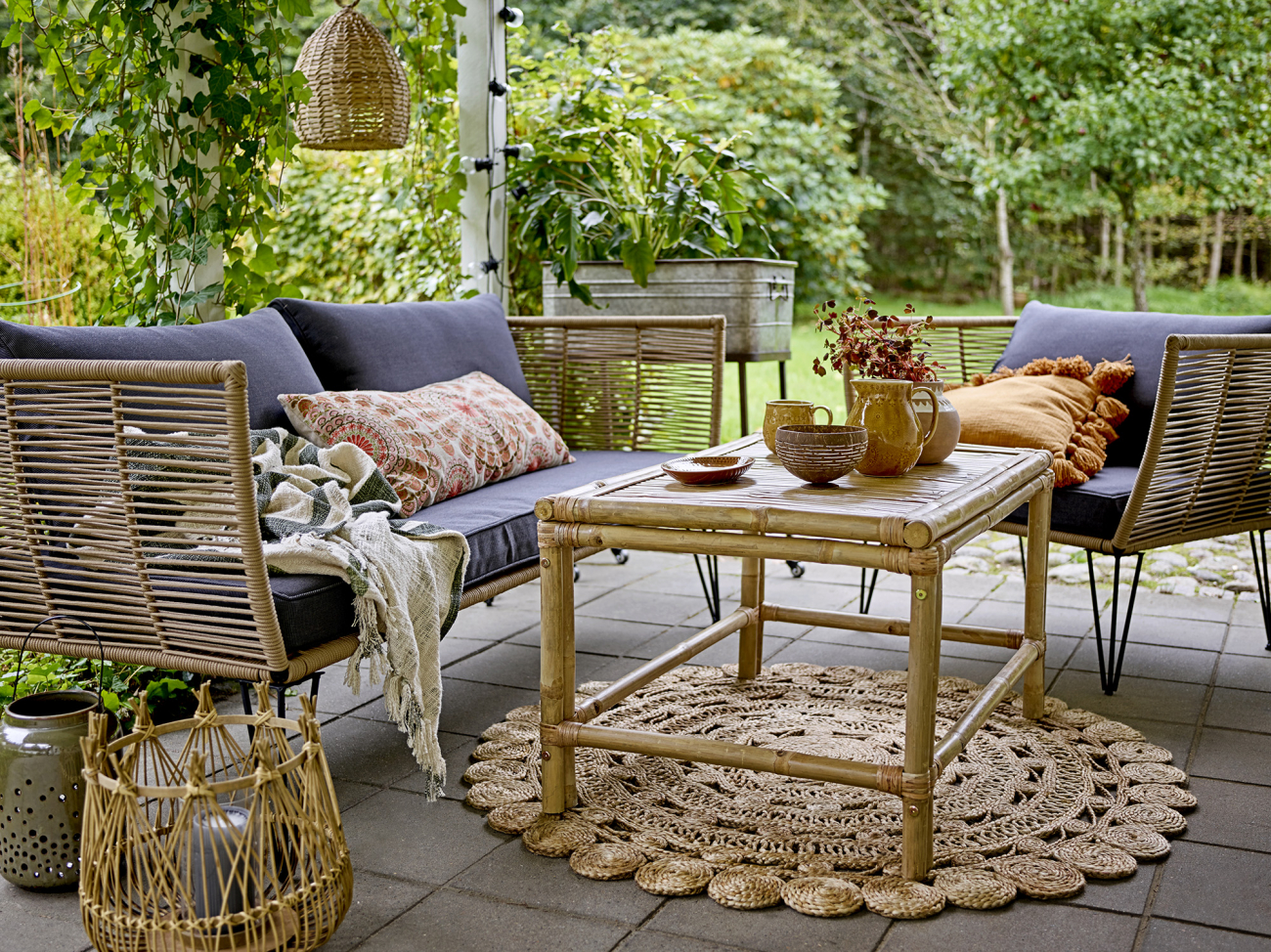 Canapé 'Mundo' - Nature/Gris