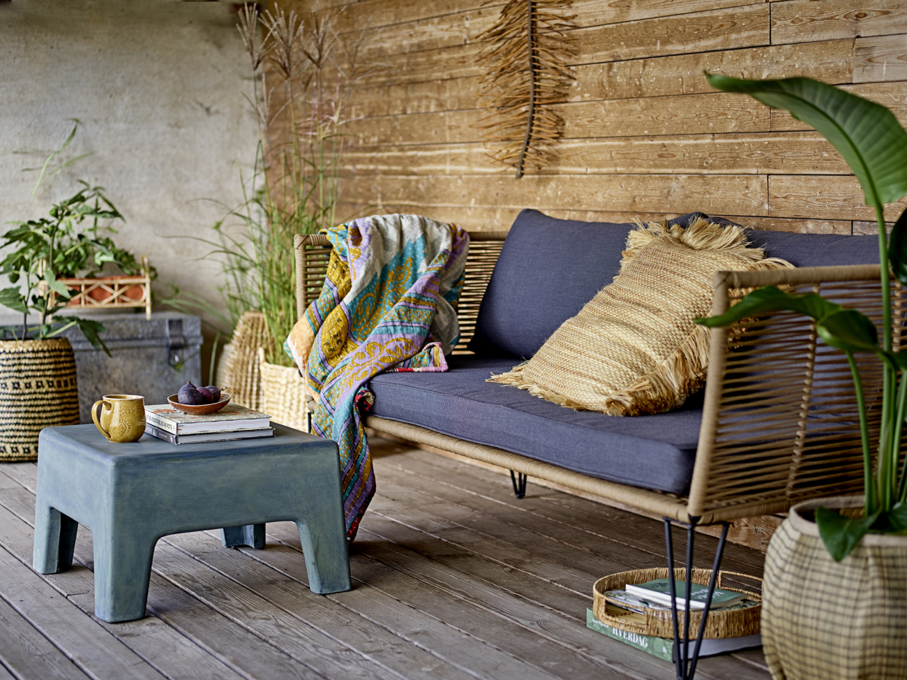 Canapé 'Mundo' - Nature/Gris