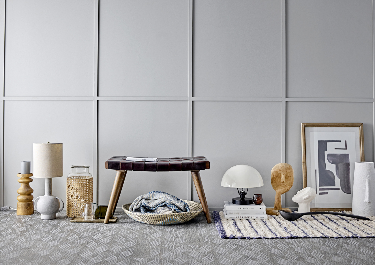 Vase 'Deco' - Blanc/Terracotta