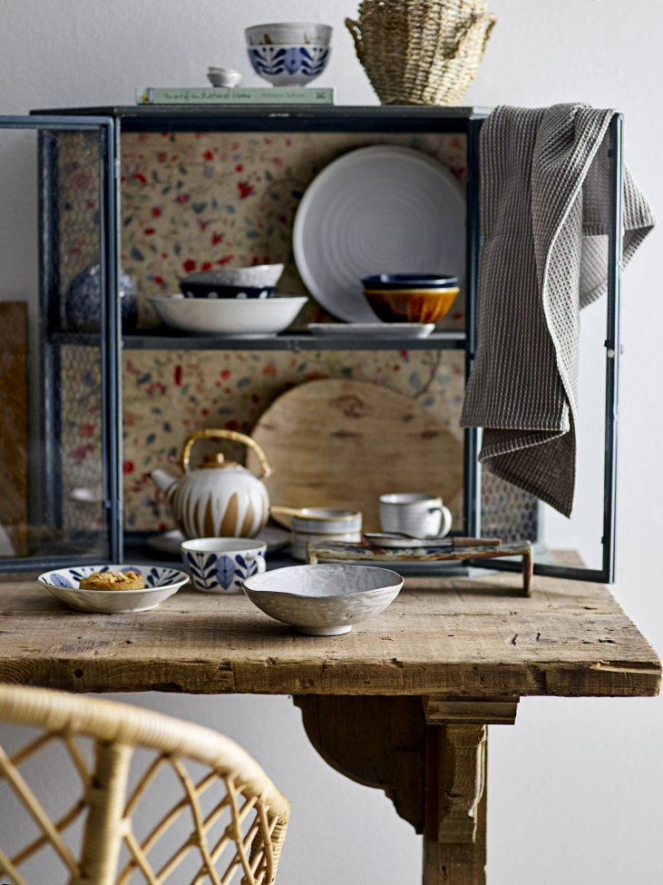 Bol de service 'Camellia' - Bleu