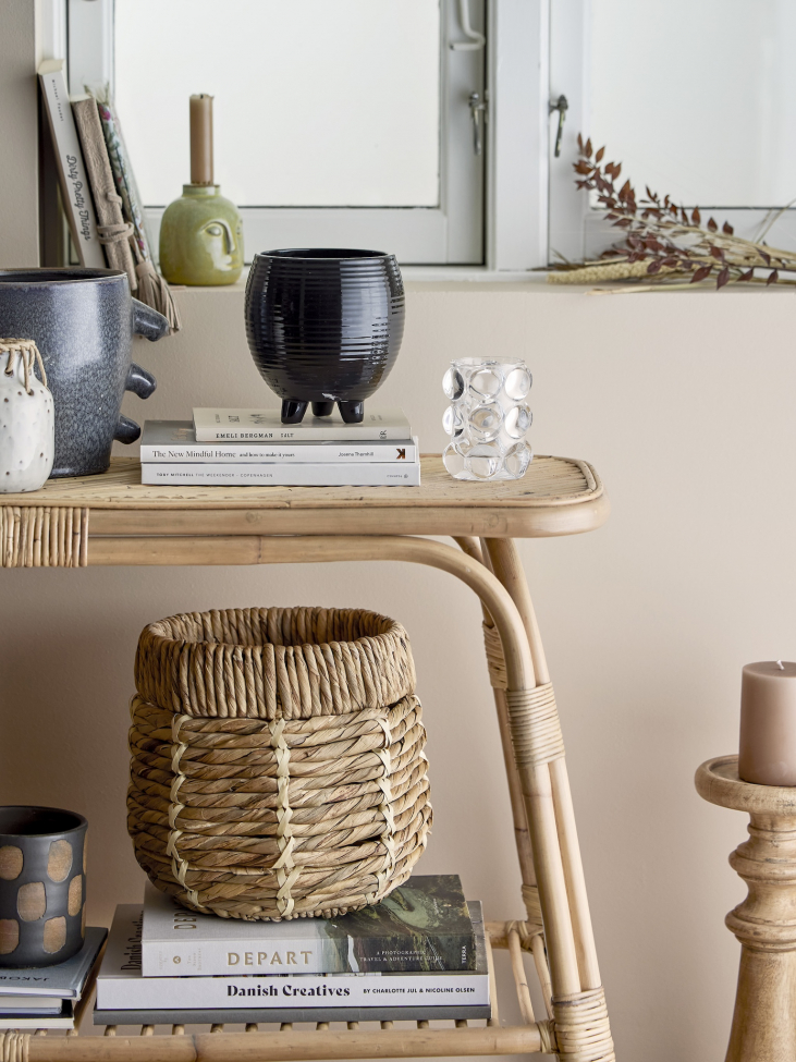 Table d'appoint 'Thenna' - Nature/Rotin