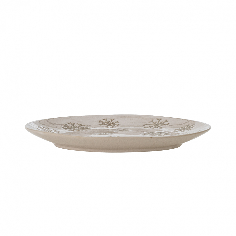 Assiette à dessert 'Snowie' lot de 4 Ø15,5 - Beige