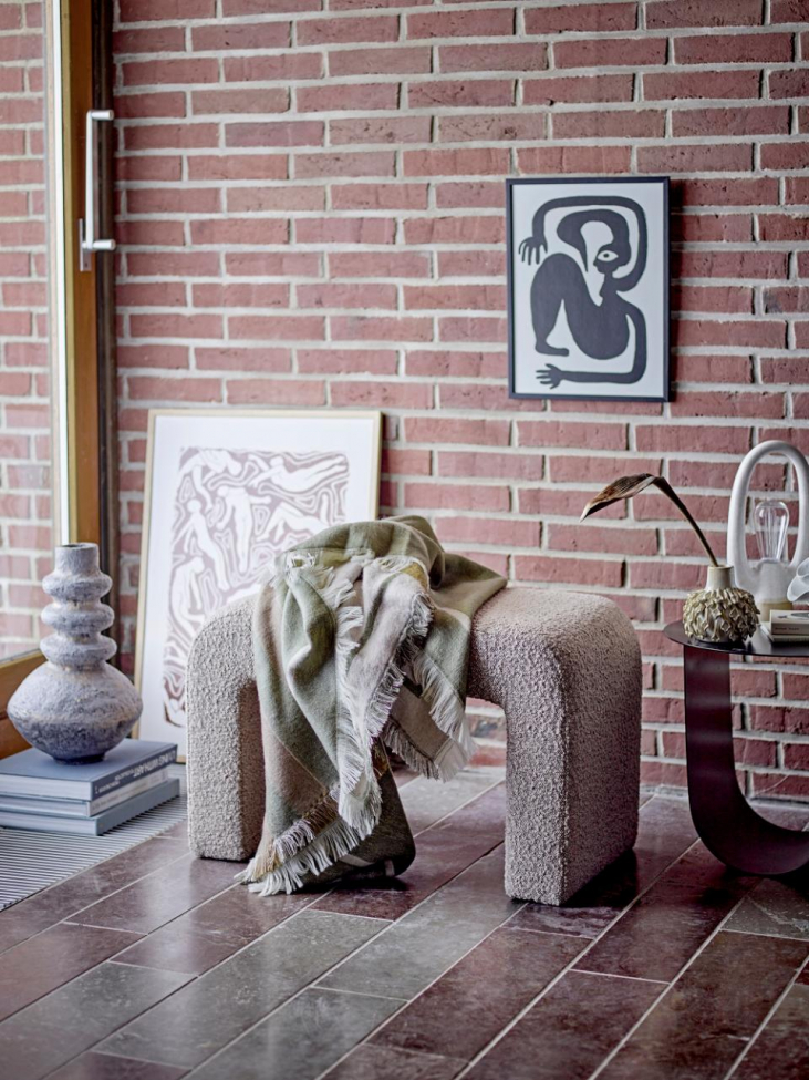 Tabouret 'Bobbie' - Beige