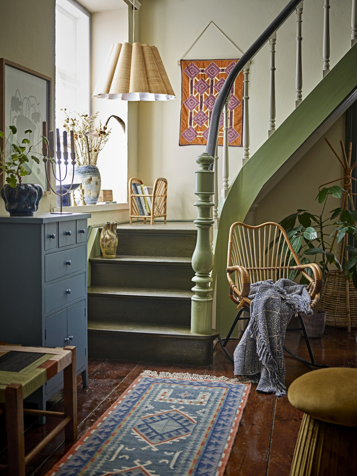 Rocking chair 'Reine' - Nature/Rotin