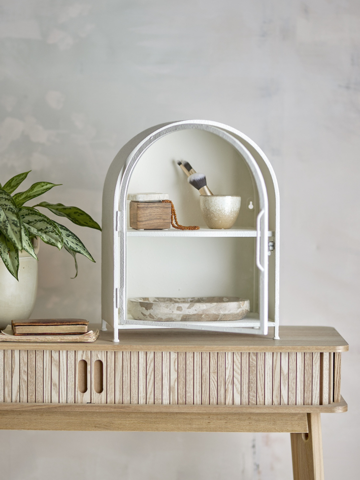 Meuble ' Soria ' – Blanc/Métal