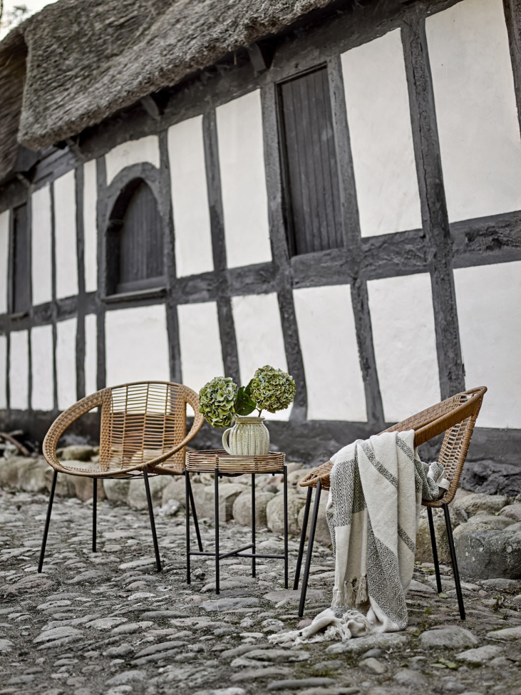 Ensemble de salon 'Dudine' - naturel/rotin