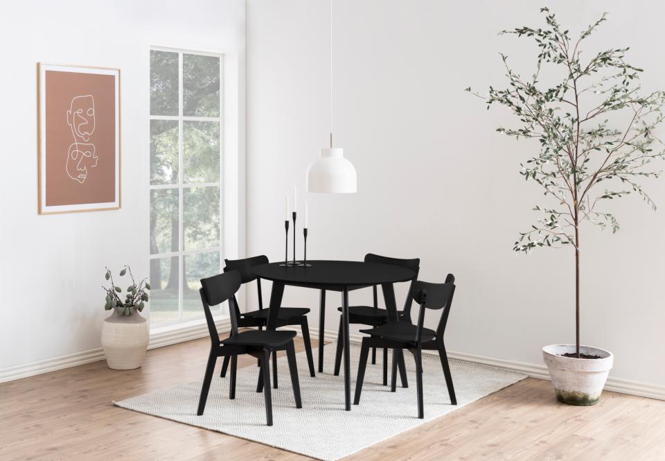 Table à manger 'Ärsjö' Ronde 105cm - Noir