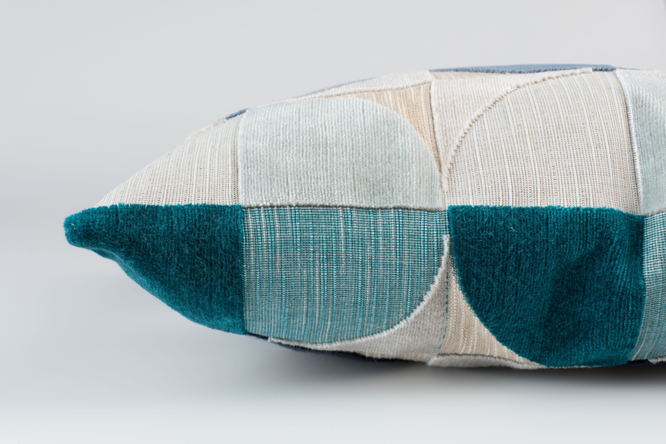 Housse de coussin 'Club' - Bleu