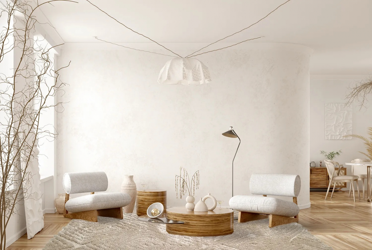 Tapis 'Monti' 280x380cm - Beige