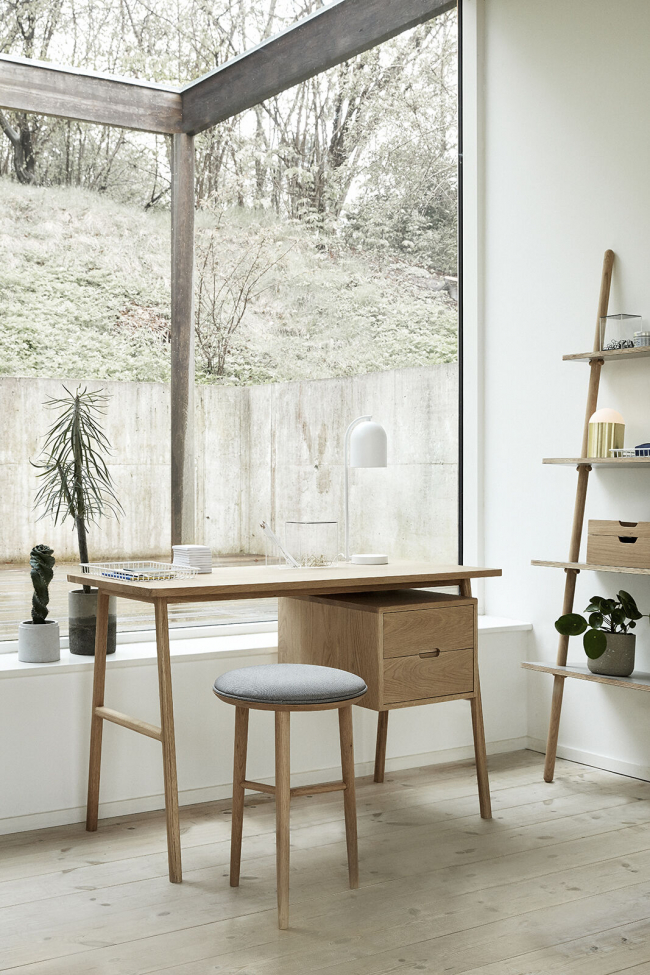 Bureau 'Architect' - Chêne blanchi