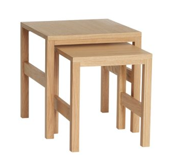 Table d'appoint 'Puzzle' 2 pièces - Nature