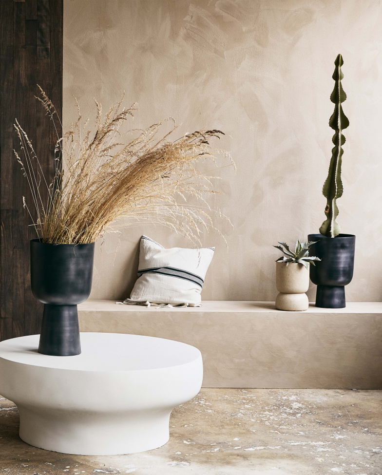 Vase 'Galoa' L - Noir