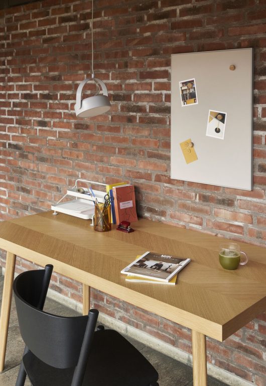 Table de cuisine 'Herringbone' - Nature