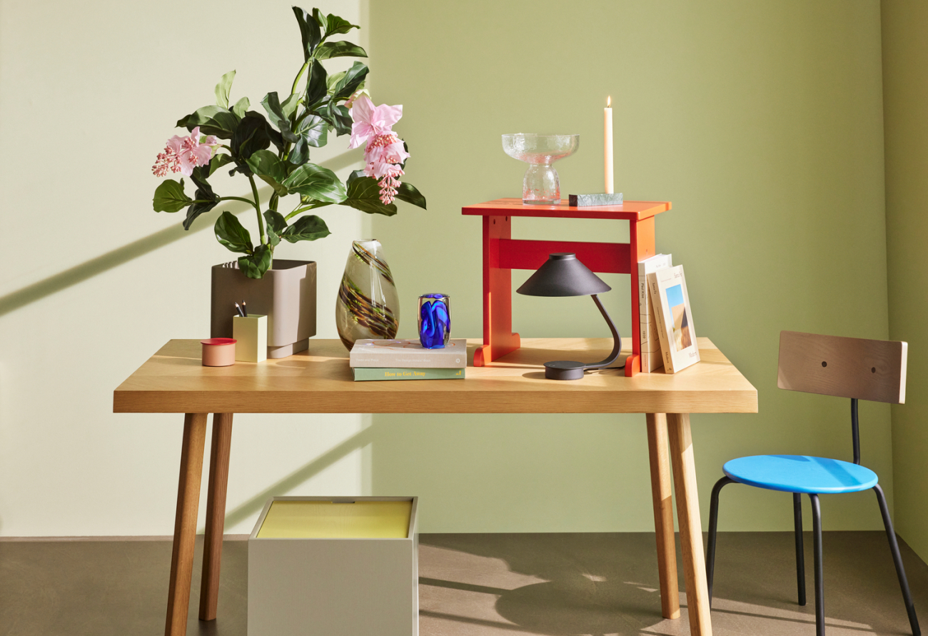 Table de cuisine 'Herringbone' - Nature