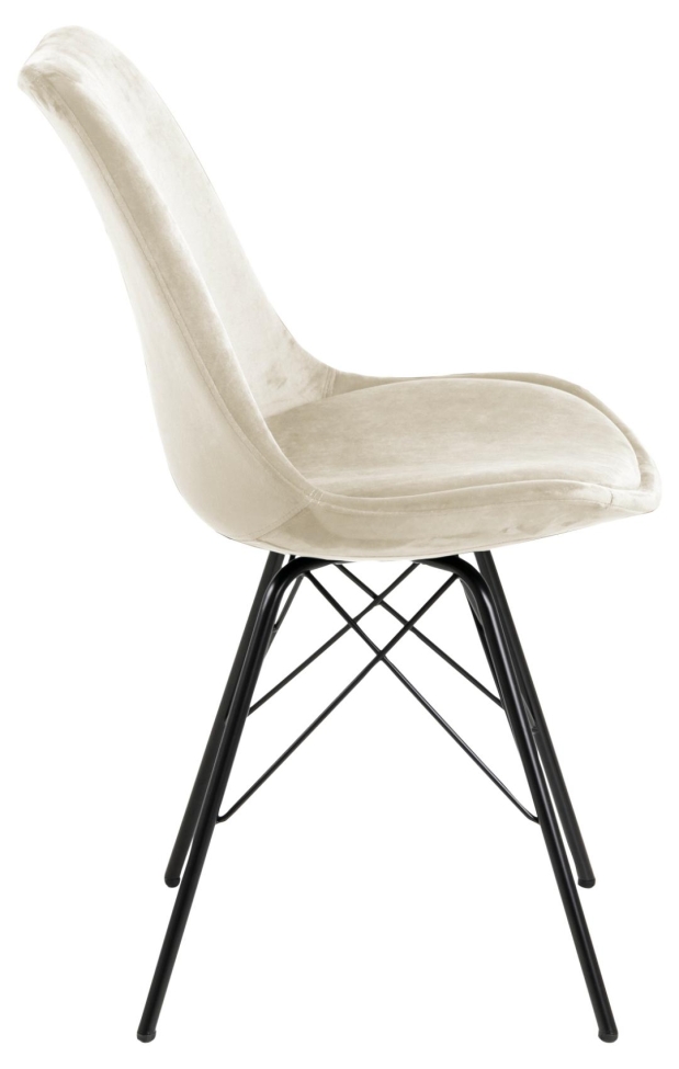 Chaise 'Eris' - Blanc/Noir