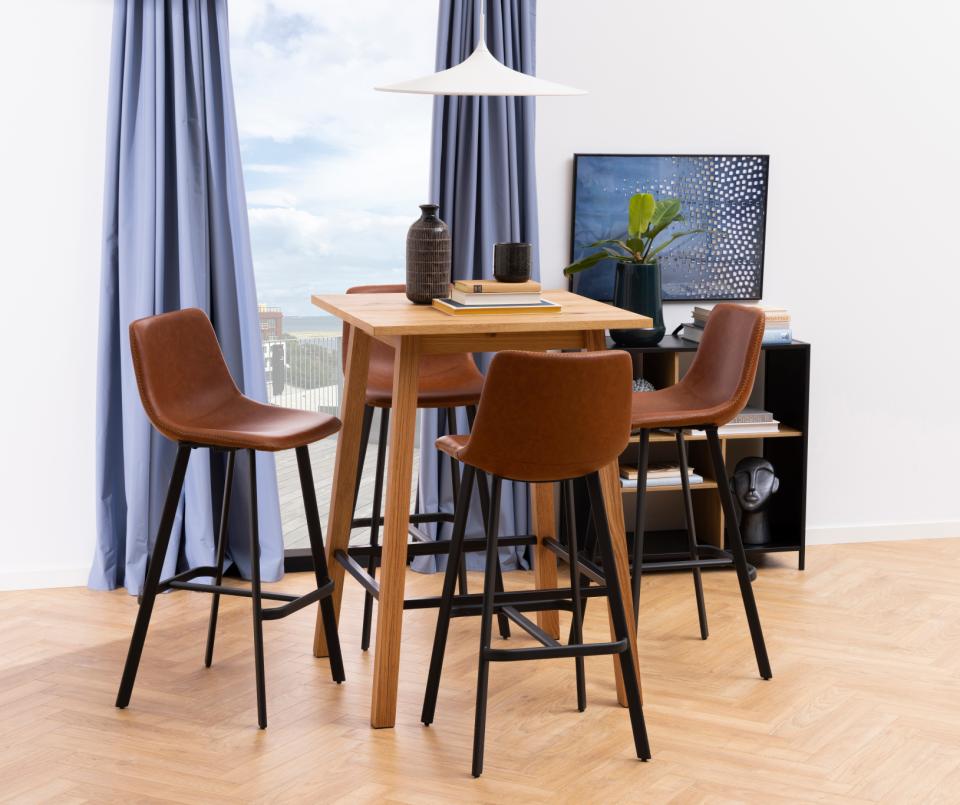 Tabouret de bar 'Tärnsjö' - Noyer