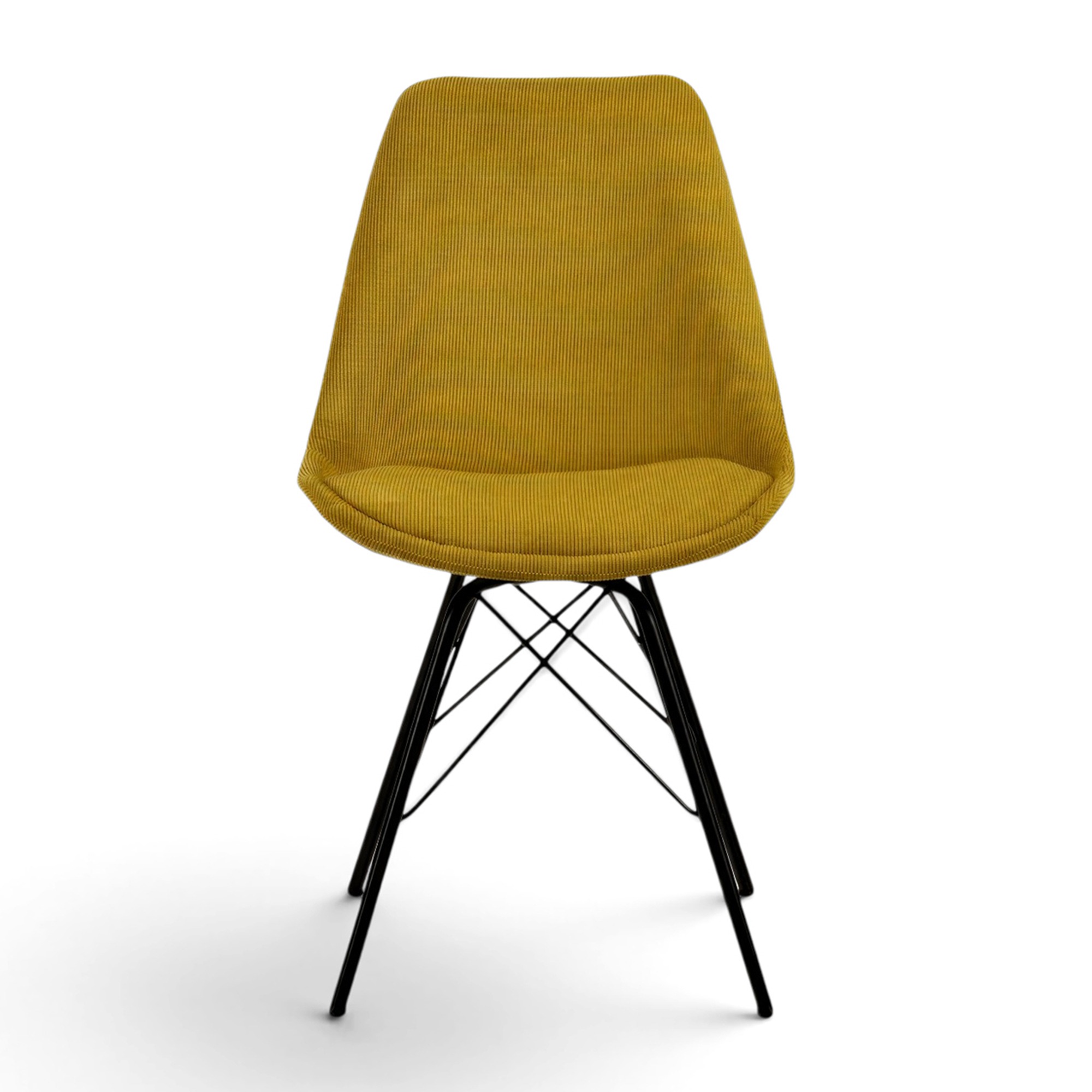 Chaise 'Eris' - Jaune/Noir