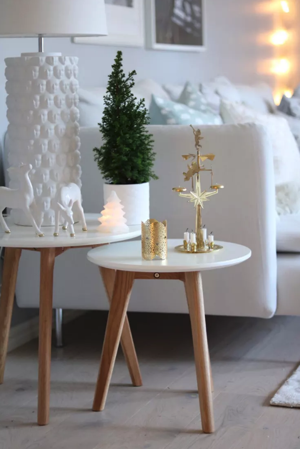 Table basse 'Lycke' 2 pièces - Blanc