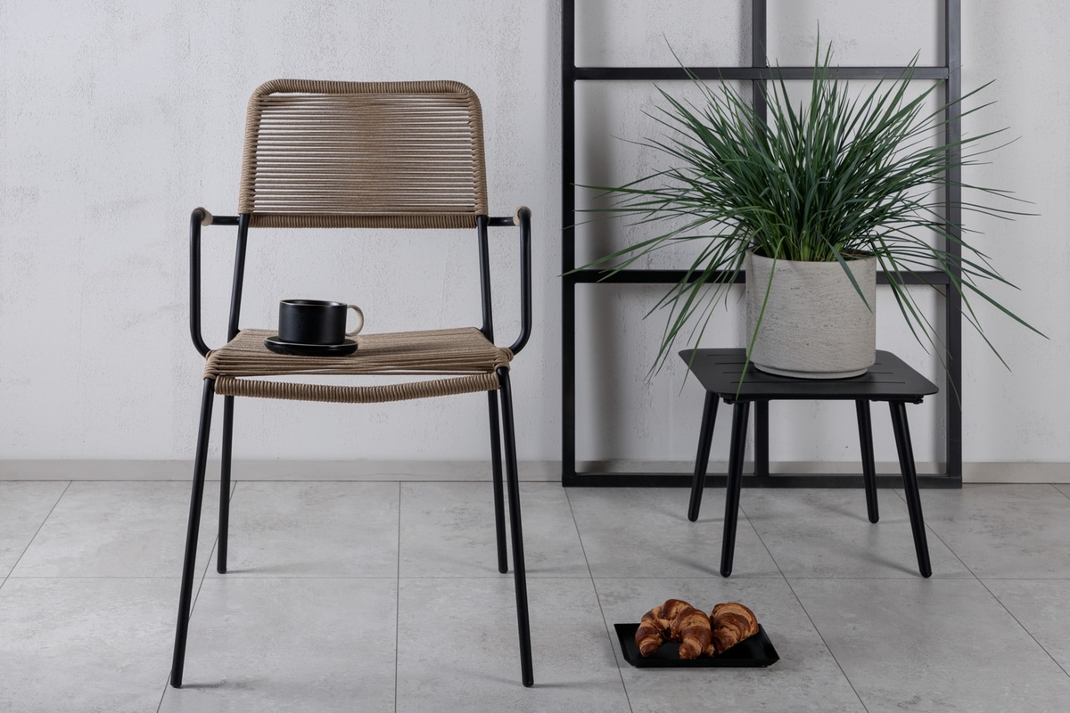 Chaise 'Lugnet' - Brun