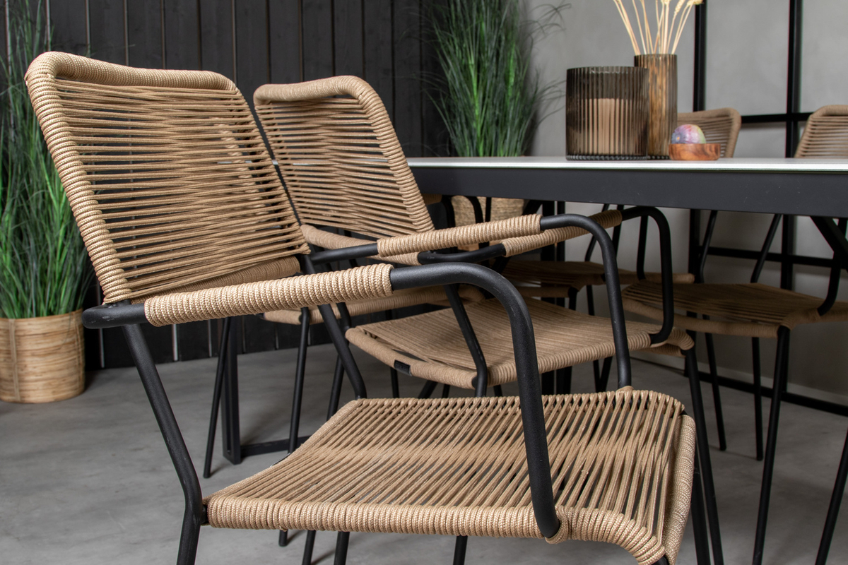 Chaise 'Lugnet' - Brun