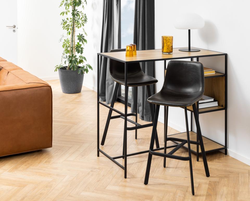 Tabouret 'Tärnsjö' - Noir