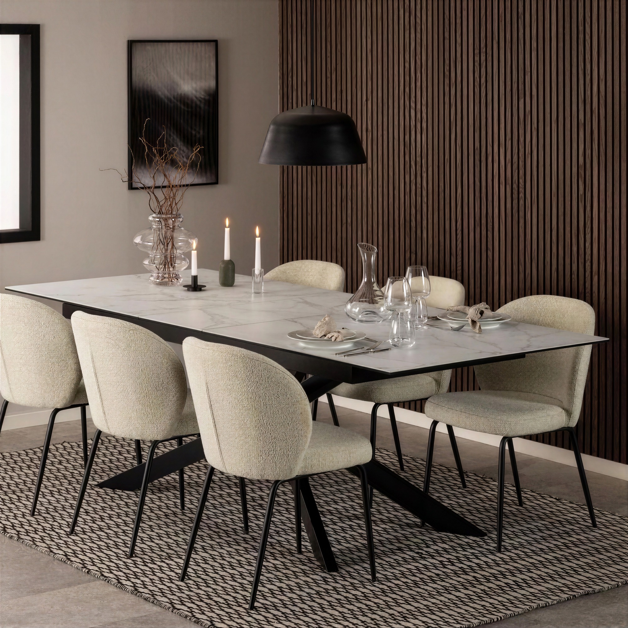 Chaise 'Ängom' - Beige