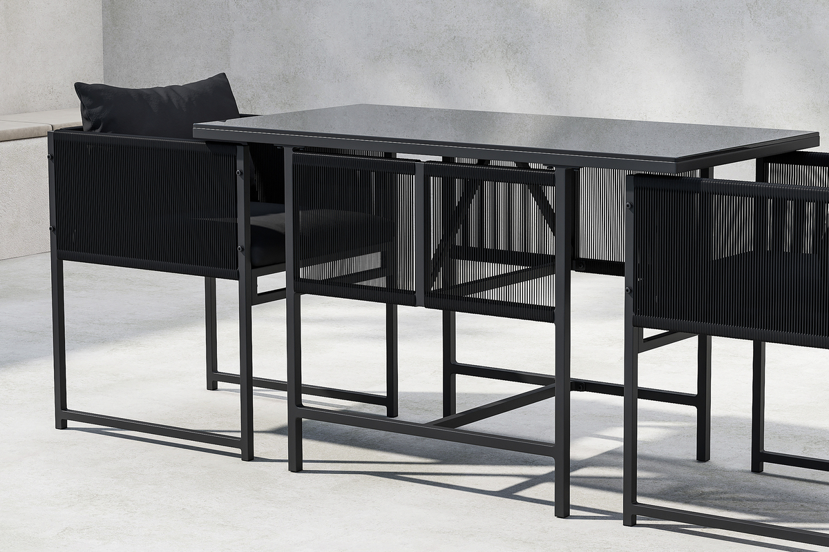 Groupe de repas 'Cala' - Noir