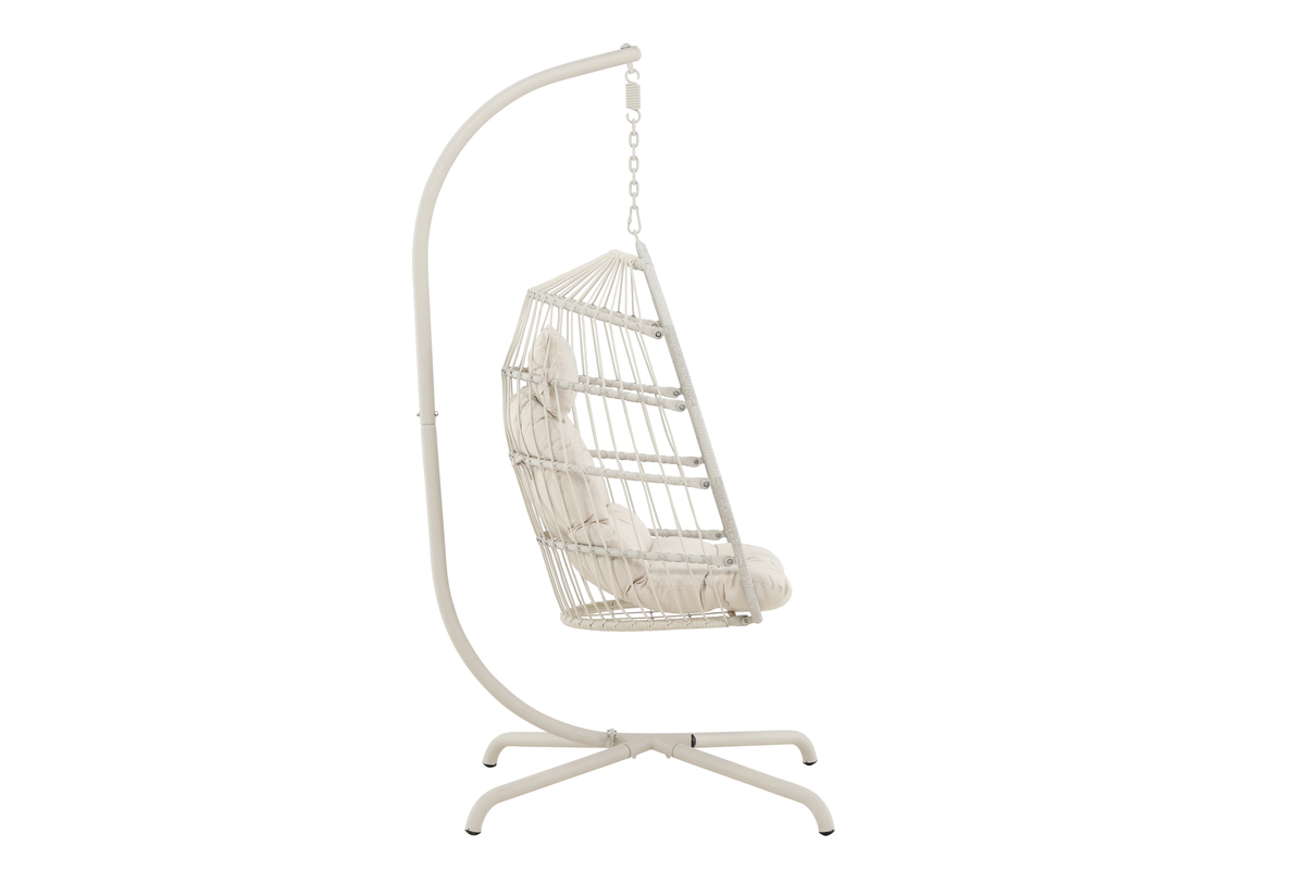 Chaise suspendue 'Trezza' - Beige