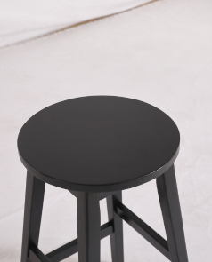 Tabouret de bar 'Ella' - Noir
