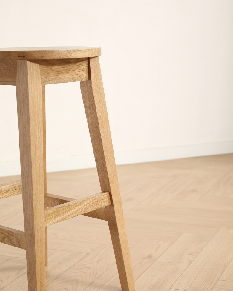 Tabouret de bar 'Ella '- Chêne