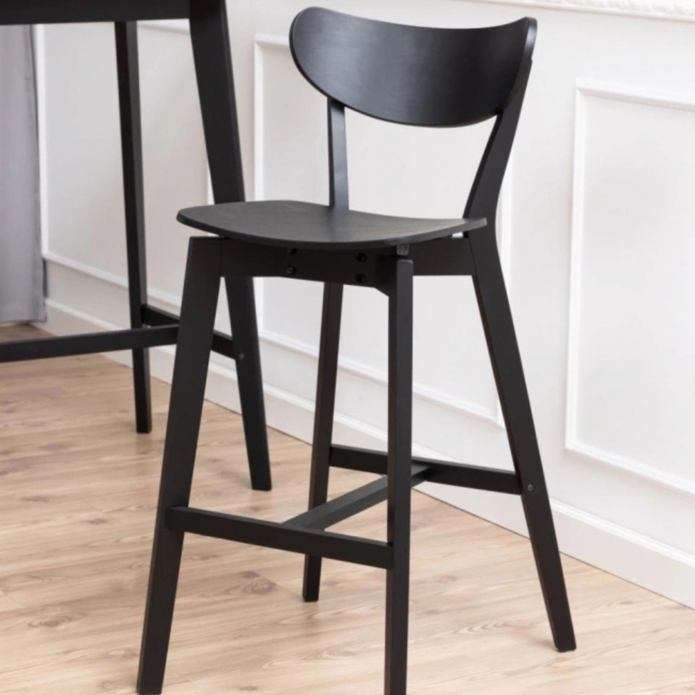 Tabouret de bar '&Auml;rsj&ouml;' - Noir