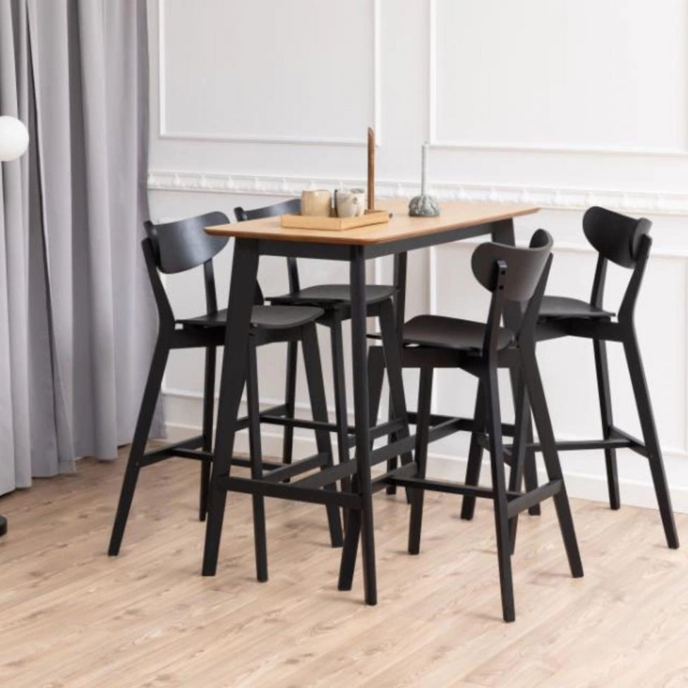 Tabouret de bar '&Auml;rsj&ouml;' - Noir