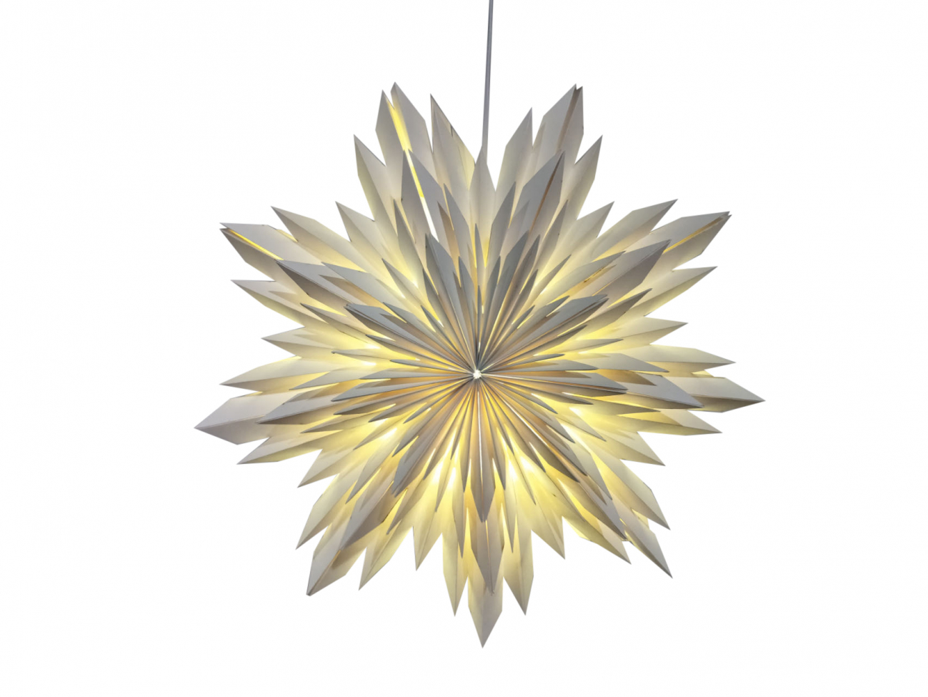 Étoile de l'Avent 'Oslo' 60cm - Beige