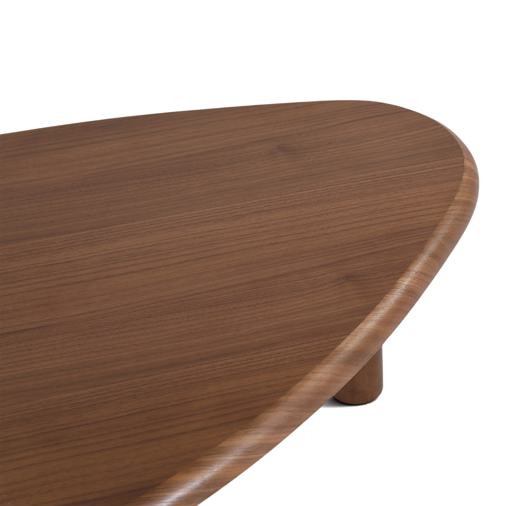Table basse 'Uovo' 116.5x73cm - Noyer