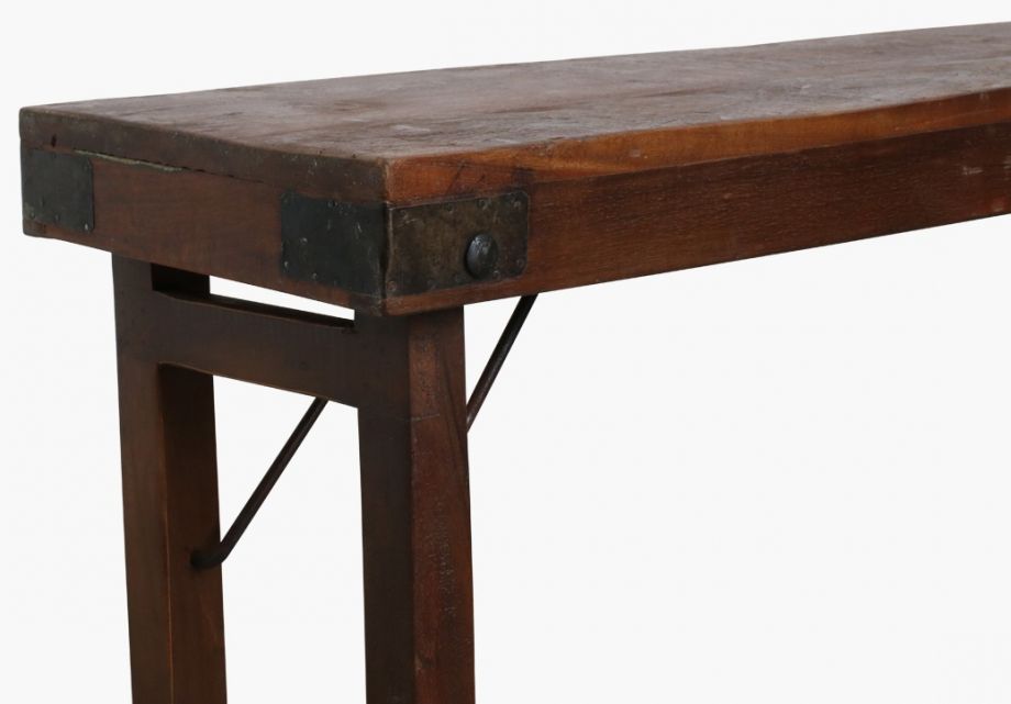 Banc pliable 'Foldable' 160x30cm - Bois