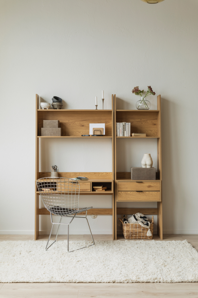 Bureau 'Berkley'- Chêne/Nature