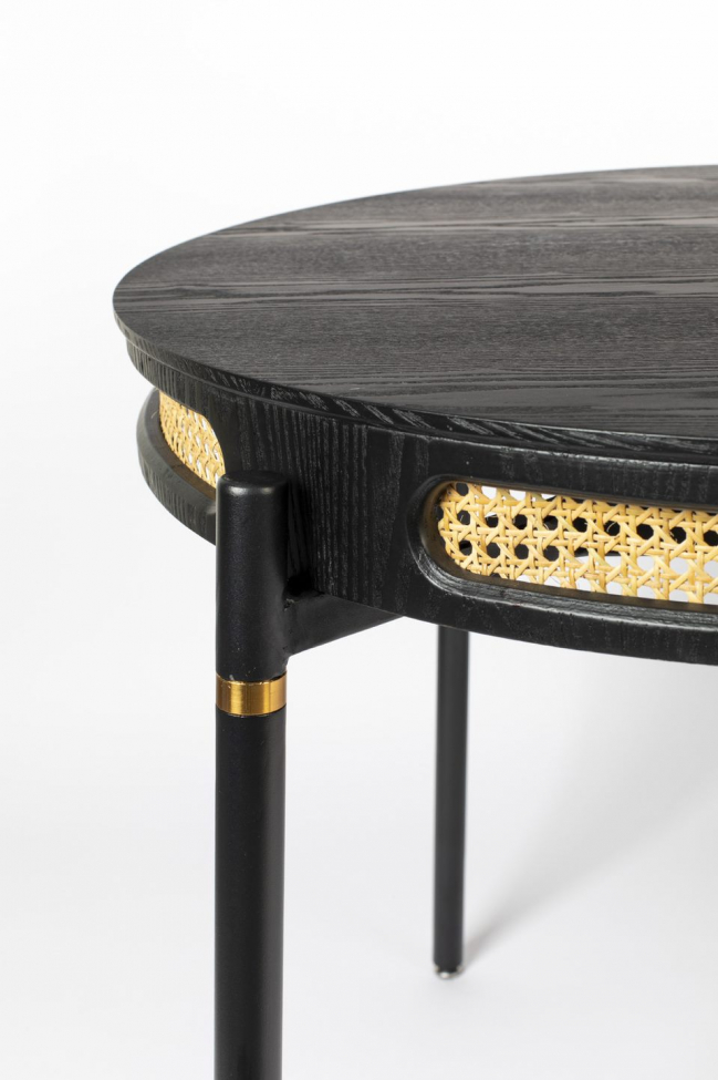 Table à manger 'Don't Stop the Webbing' 180x90cm - Noir