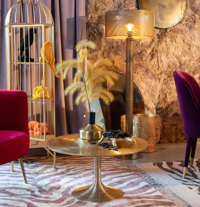 Table basse 'Hypnotising' - Or