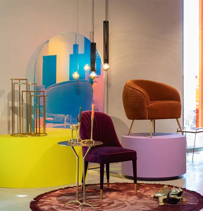 Fauteuil 'So curvy' - Orange