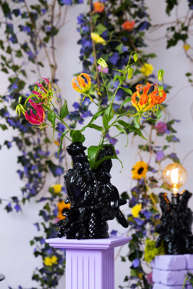 Vase 'Dragonized Bastard' - Noir