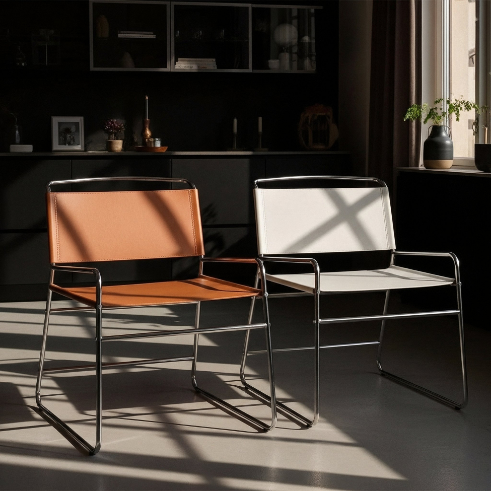 Chaise 'Lucca' - Blanc