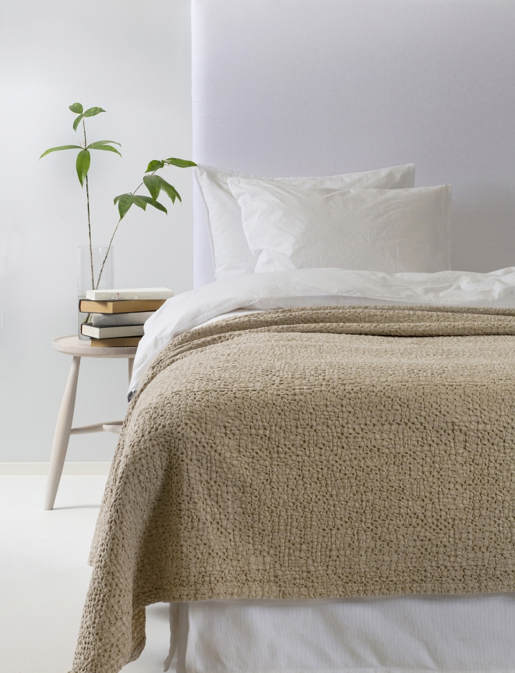 Couverture 'Dani' 160x260 - Beige