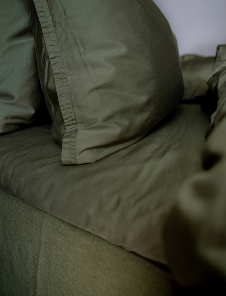 Drap-housse 'Soul' 270x270 - Vert