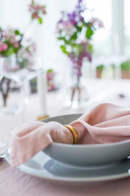 Rond de serviette 'Vasa' Rond 4,7cm - Laiton