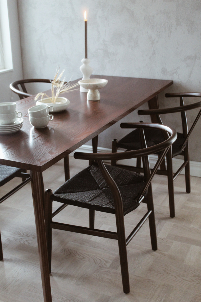 Table à manger 'Nordisk' 180x70cm - Noyer