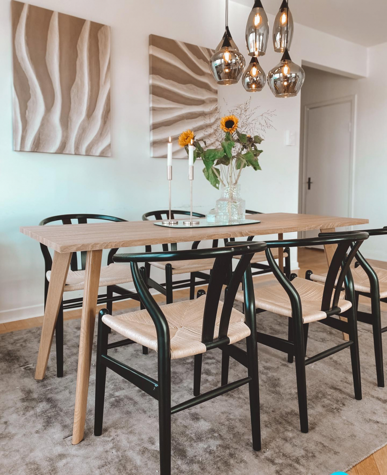 Table à manger 'Nordisk' 180x70cm - Chêne